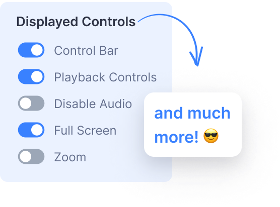 Displayed Controls